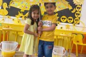 kindergarten students participated in the Yellow Day Celebration-3