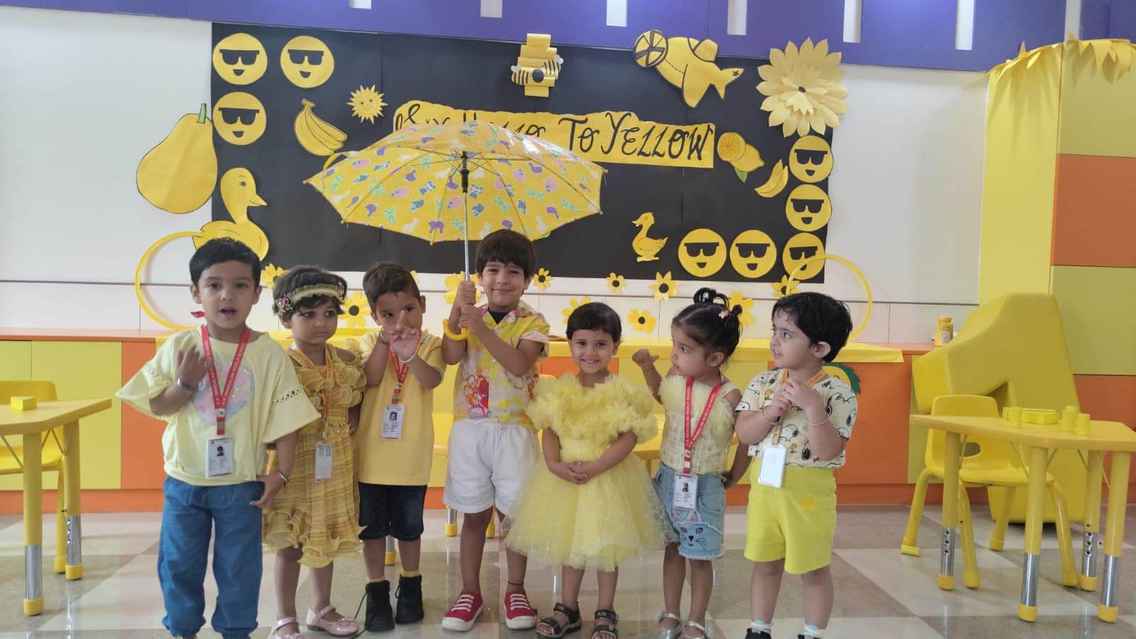 kindergarten students participated in the Yellow Day Celebration-6