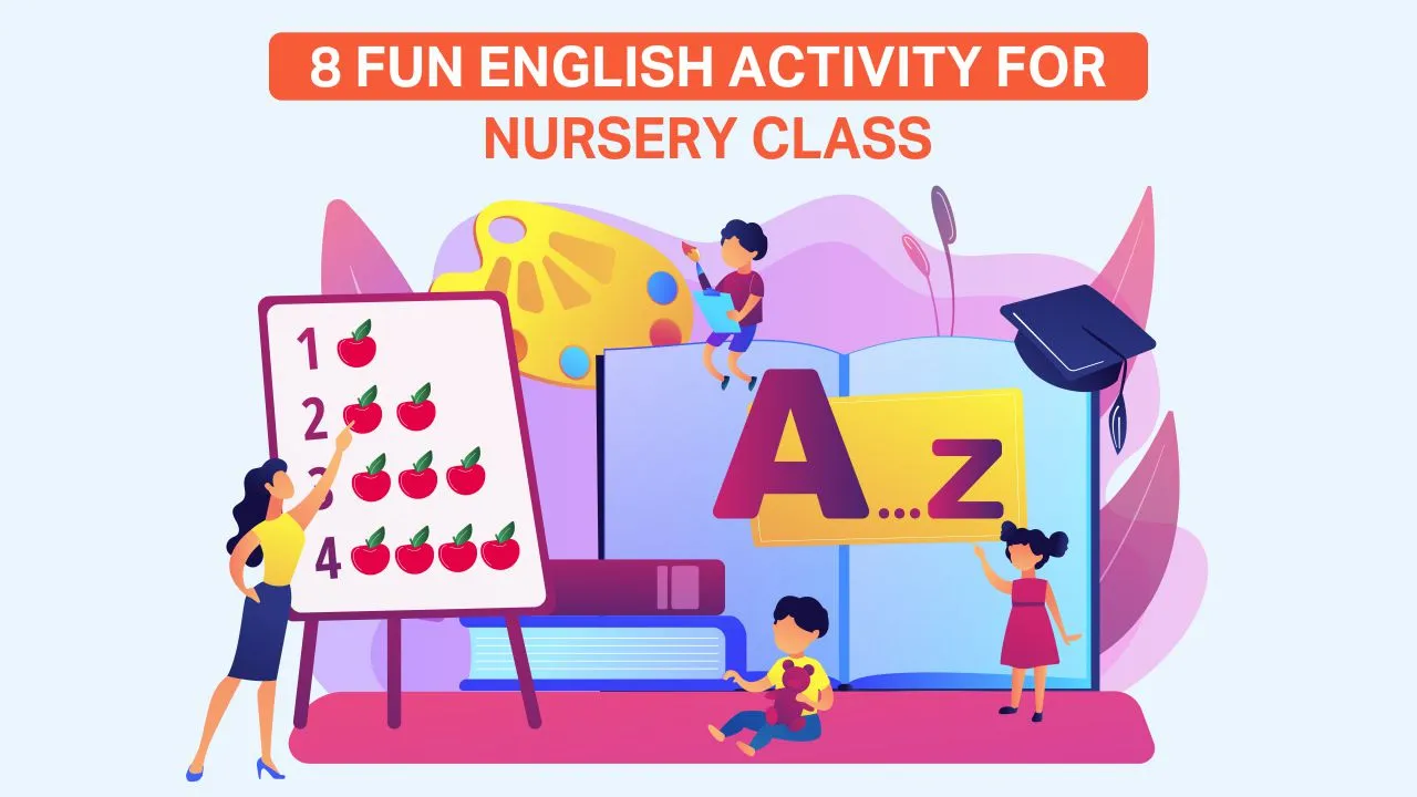 english activity for nursery class
